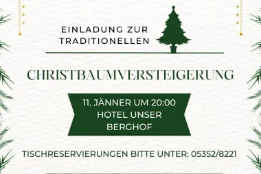 Christbaumversteigerung Christbaumversteigerung